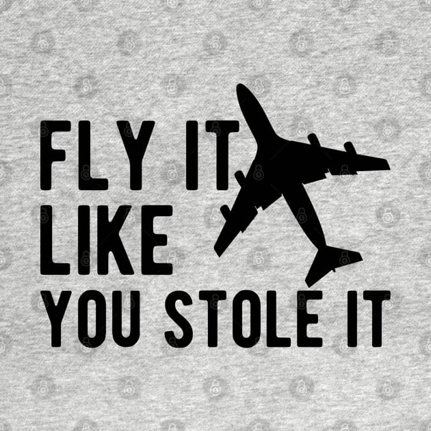 Airplane Pilot - Fly it Like You Stole It by KC Happy Shop